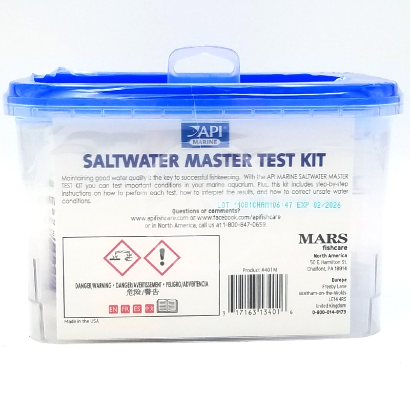API SALTWATER MASTER TEST KIT - Aquatics Unlimited