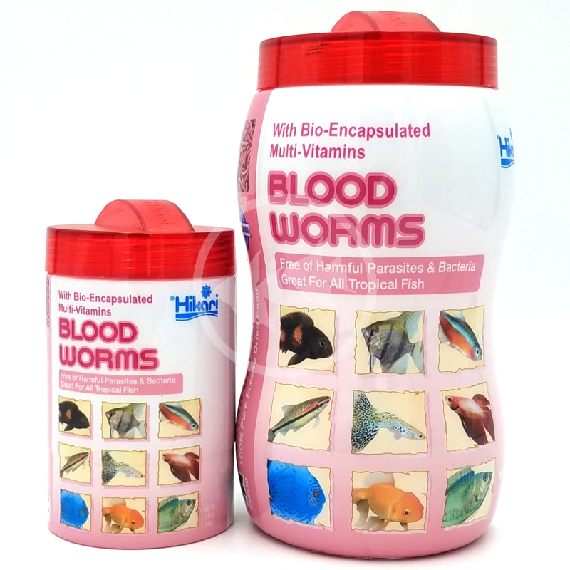 HIKARI FREEZE DRIED BLOOD WORMS - Aquatics Unlimited