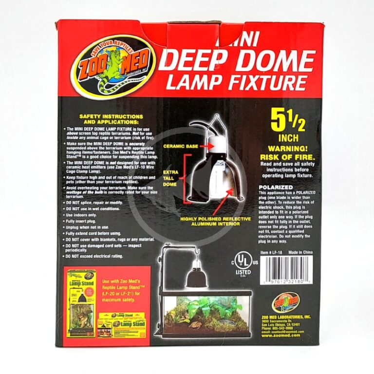 Zoomed Luminaria Para Terrario Lf-18ec Até 100w Spid Fis | Parcelamento