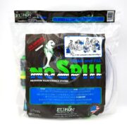 The 25-foot PYTHON NO SPILL COMPLETE SYSTEM features vibrant packaging with images and branding, highlighting its innovative design for easy aquarium maintenance, allowing cleaning and filling without buckets.