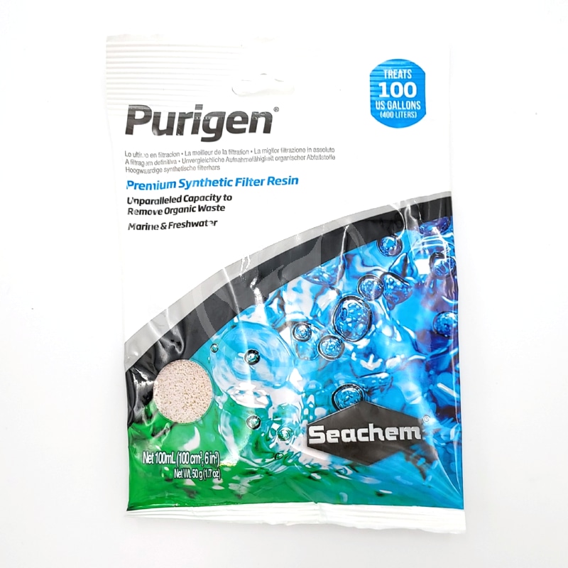 Seachem Purigen 100ml 250ml 500ml 1000ml Aquarium Filter Media Organic  Remover