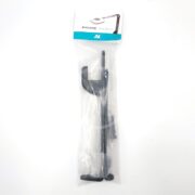 The image showcases the AI Prime Tank Mount Black in transparent packaging, adorned with a sleek white and teal label on top, emphasizing its advanced design by AI.