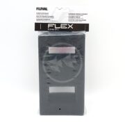 The FLUVAL FOAM FILTER BLOCK FLEX 15/32 A1375 has sleek, clear packaging that displays the black foam filter. The top label prominently shows branding and product details, emphasizing its compatibility with aquariums up to 15 US gallons.