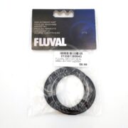 The FLUVAL MOTOR SEAL RING 307/407 A20064 is showcased in a clear plastic bag with a cardboard header, priced at $8.99, and features a multilingual label for convenience.