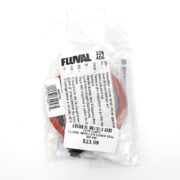 The FLUVAL IMPELLER COVER SEAL 306 406 A20157, priced at $23.99, includes a red O-ring and black connector. The clear packaging shows instructions in multiple languages, ensuring your aquarium equipment runs smoothly.