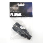 Priced at $15.99, the FLUVAL 306 406 307 407 Intake Strainer A20008 is visible inside a transparent plastic bag with a black top label listing details in multiple languages, compatible with models 306 and 406.