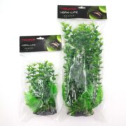 Two AQUATOP PLANT ELODEA aquarium plants in clear packaging, with the smaller package left and the larger right. Mimicking real aquatic plants, they have small, dense green leaves for a natural underwater ambiance.