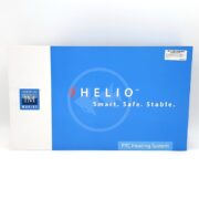 The box of the IM AQUA GADGET HELIO PTC HEATER SYSTEM, a stylish marine gadget in blue and white. Features the phrase Smart. Safe. Stable. with the Innovative Marine logo and has an information sticker in the top right corner.