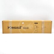 A long, rectangular cardboard box labeled KESSIL A SERIES EXTENSION TUBE FOR MOUNTING ARM features line drawings of the product on a plain white background.