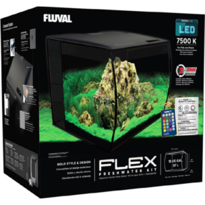FLUVAL SEA FLEX BLACK 32.5 GAL TANK KIT - Aquatics Unlimited
