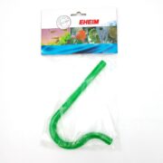 A green curved plastic tube in clear packaging labeled EHEIM, with aquarium-themed branding at the top of the package.