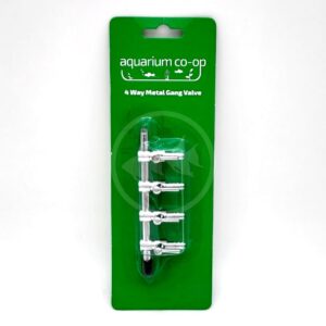 AQUARIUM CO-OP 4 WAY METAL GANG VALVE