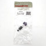 A Marineland spare parts package containing a PRIM350B impeller assembly (magnetic PF350B) is displayed against a white background. The impeller is visible inside the clear plastic packaging.