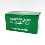 A green box labeled aquarium co-op EASY PLANTER with white graphics of fish and plants. The box is closed and set against a plain white background.