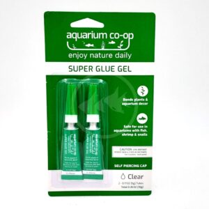 AQUARIUM CO-OP SAFE SUPER GLUE GEL 2 X 5G TUBES