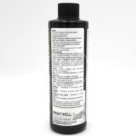 A black bottle of Brightwell Aquatics aquarium supplement with a detailed white label listing instructions, ingredients, and product information. The bottle has a black cap and is standing upright against a white background.
