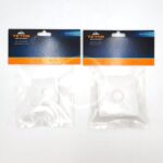 Two Teton branded packages containing white square filter pads, each with a circular opening in the center, displayed on a white background.