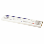 A rectangular white box labeled "AQUEON HINGED GLASS TOP" for aquariums, featuring the product name, dimensions, and an illustration of the hinged glass top on the packaging.