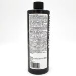 A black plastic bottle with a black twist cap, featuring a white label filled with detailed text including directions, ingredients, and warnings. The brand name FLORINAXIS appears vertically along the side.