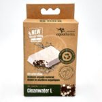 AQUATLANTIS B-BOX CARTRIDGE L comes in a brown box for aquariums, labeled as ultrafiltration, made from ecological materials, 100% biodegradable and compostable, featuring an image of the filter media.