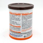 A can of HIKARI FREEZE DRIED KRILL, with features, feeding instructions, ingredients, guaranteed analysis, and allergy warnings provided in both English and Japanese.