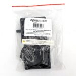 A sealed plastic bag containing an Aquascape Pond Aerator PRO 60 Replacement Diaphragm Kit with product label and a warning about cancer and reproductive harm.